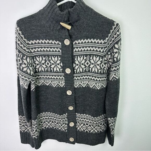 LADY Hathaway Wool Blend Knit Button Cardigan medium - Picture 1 of 6